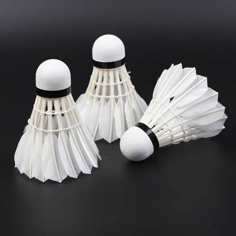 Badminton genuine goose feathers and fighting king 6, 12, 12 unsuitable indoor and outdoor training, durable outdoor competition