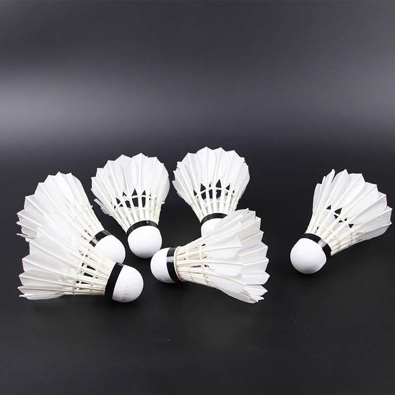 Badminton genuine goose feathers and fighting king 6, 12, 12 unsuitable indoor and outdoor training, durable outdoor competition