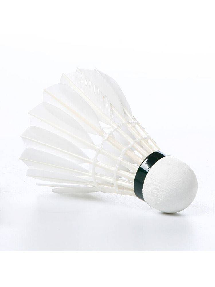 Badminton 12 pretend to play genuine products is not easy to break the goose feather indoor outdoor game windproof training 6