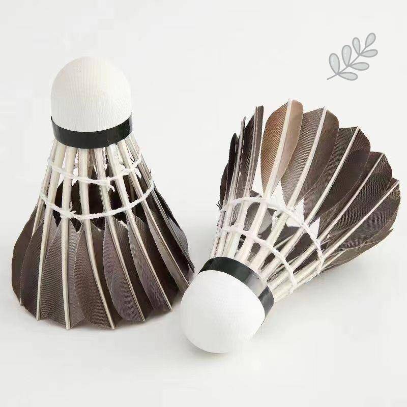 Luo Wei Badminton 12 installed 6 installations of badminton white black outdoor learning training ball
