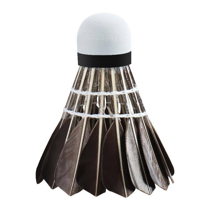 Goose hairy, black badminton balls can't beat out-of-house wind-proof 12 super-resistence training balls in a suit