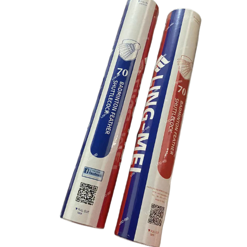 lingmei brand model 70 grade goose feather badminton shuttlecock in high quality