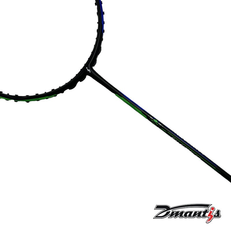 Dmantis D18 Professional Sport Badminton Racket Full Carbon Fiber Wave Frame Light Weight Hard Quality PU Grip Graphite Shaft