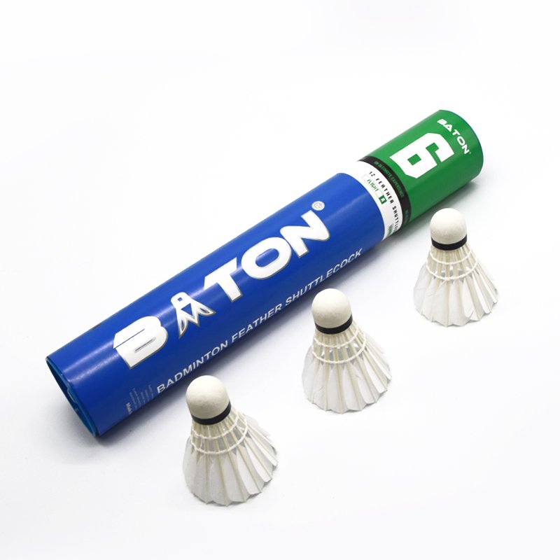 High Quality Durable Cheap Badminton for Badminton Durability and Flight Goose Feather for Stability