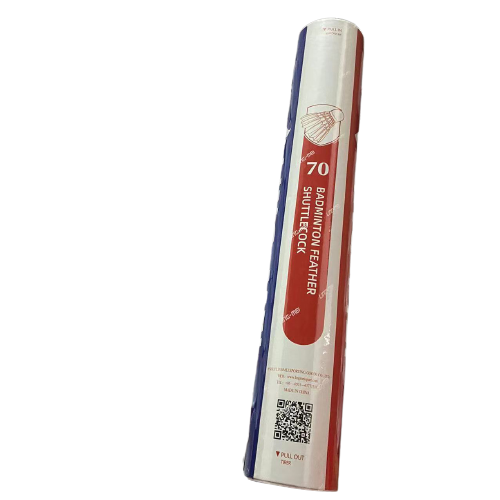 lingmei brand model 70 top grade goose feather badminton shuttlecock for tournament