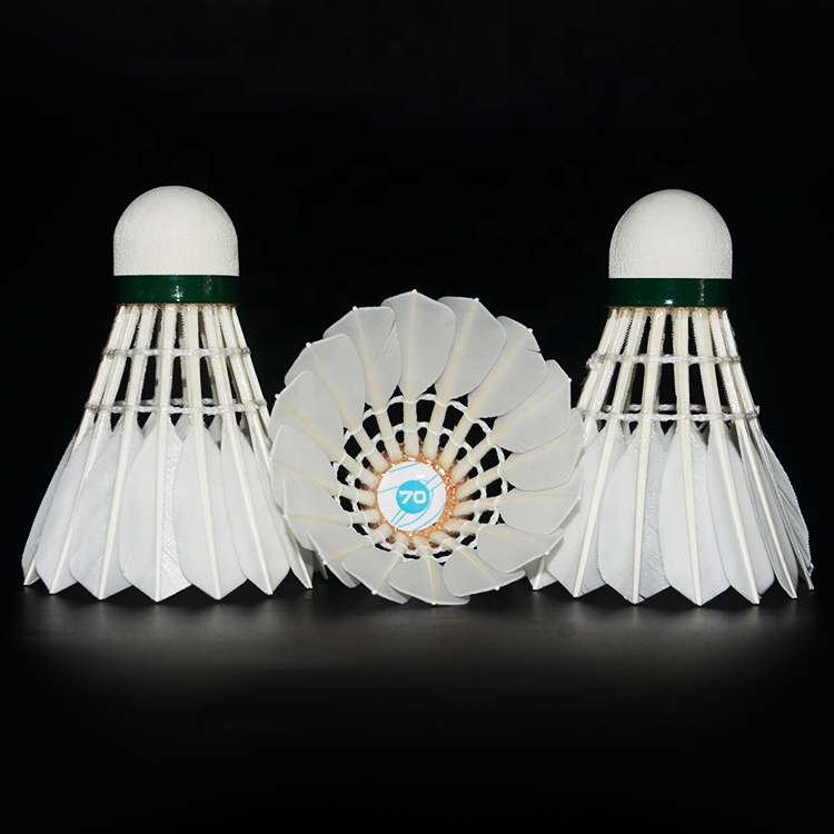 Tournaments Level Goose Feather Badminton Shuttlecocks High Quality China Supplier Volant de badminton