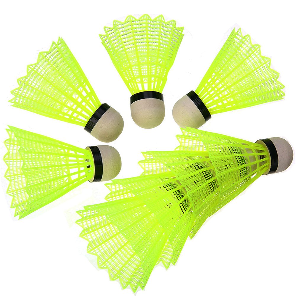 Natural Cork plastic badminton shuttlecock nylon