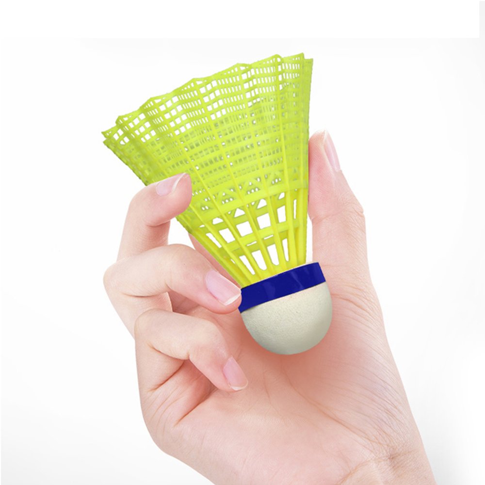 Natural Cork plastic badminton shuttlecock nylon