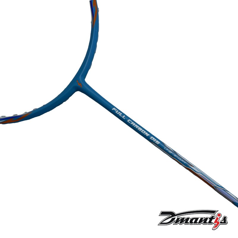 Dmantis D16 Professional Sport Badminton Racket Full Carbon Fiber with Wave Frame Light Weight Quality Grip Graphite Shaft