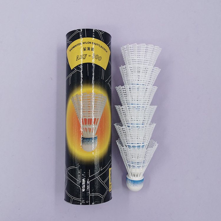High Quality Durable OEM Taiwan PEA Cork Nylon Shuttlecocks Hot Selling Badminton Training Shuttlecock Packaged 6 Enhanced