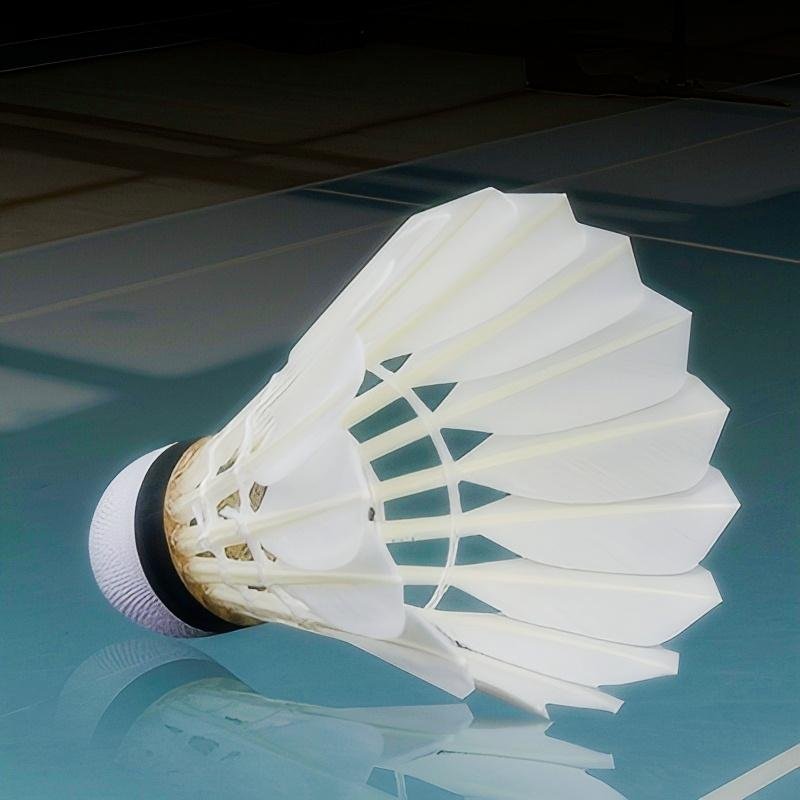 Super Durable High Quality Goose Feather Shuttlecock Original Class a Model with Cork Head Goose Feather Ball