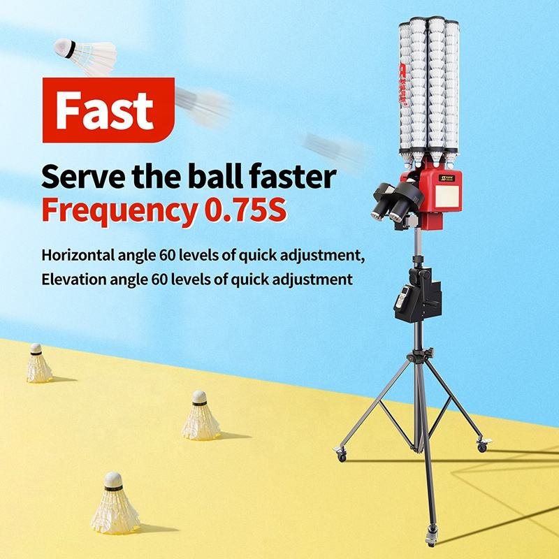 In Stock Automatic Practice Shuttlecock Feeder Serve Badminton Training Machine