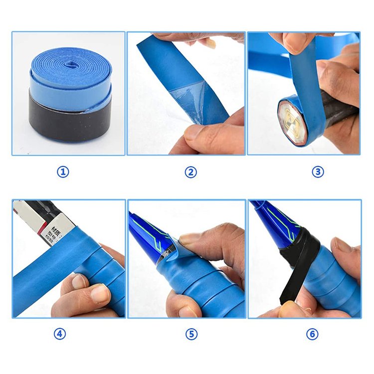 Hot Selling Non-slip Breathable PU Badminton Racket Anti Slip Over Grip