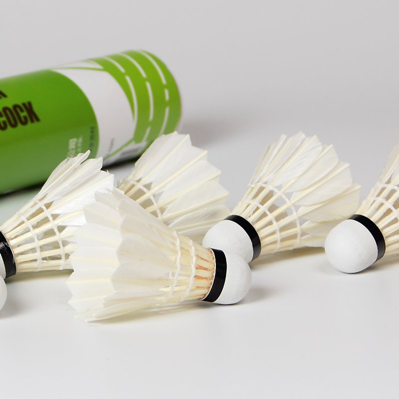 High Quality Class a Goose Feather Badminton Shuttlecocks Strong Durability for Amateur & Professional Players