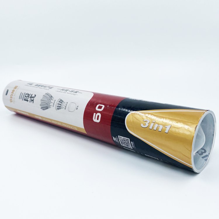 3in1 Shuttlecocks D60 Duck Feather Badminton Shuttlecock High Performance of Stability and Durability
