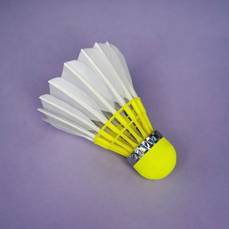 Easy to See Durable Stable Hybrid Shuttlecocks Training China Cheap Feather 3in1 Products Professional Badminton Shuttlecock
