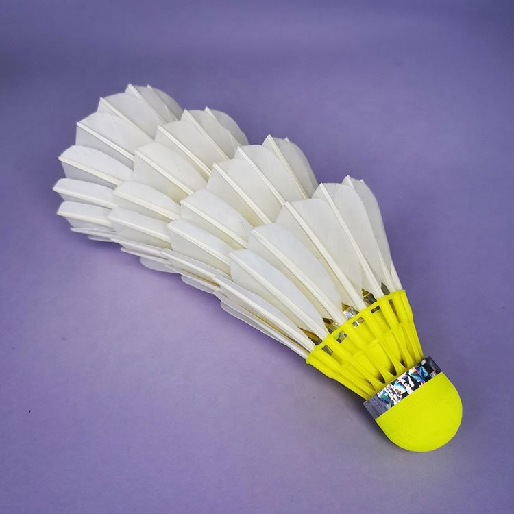 Easy to See Durable Stable Hybrid Shuttlecocks Training China Cheap Feather 3in1 Products Professional Badminton Shuttlecock