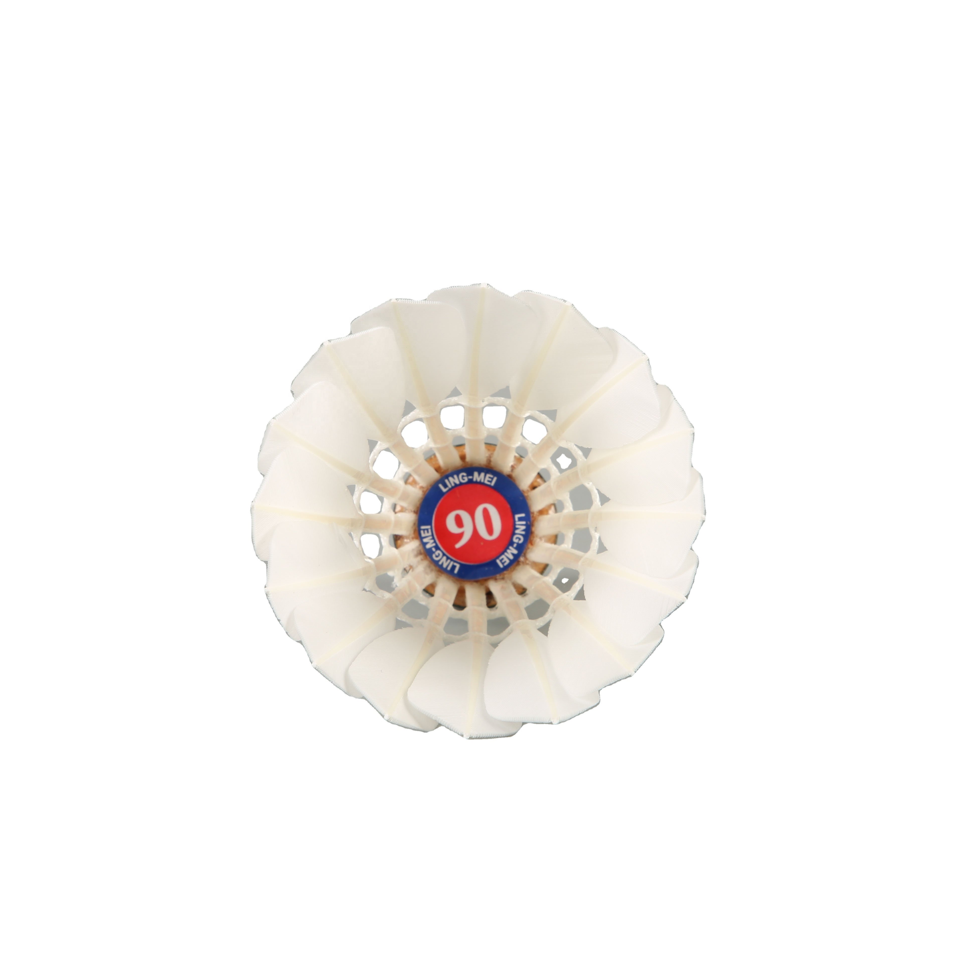 Top Lingmei 90 factory supply BWF Shuttlecock shuttlecock goose feather shuttlecock