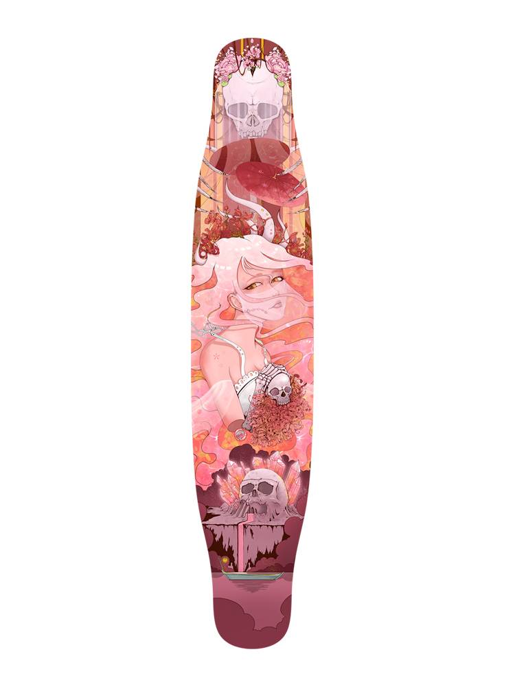 Not in the parent board bone female thin long board professional board adult child beginner skateboard DC dance board entry board meow
