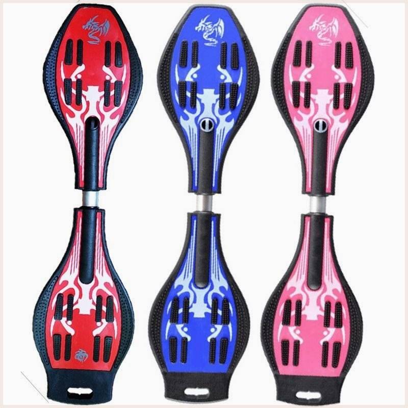 Skateboarding adult travel dragon board snake -shaped beginner professional two -wheeled swing young people snake board vitality board two -wheeled skateboard