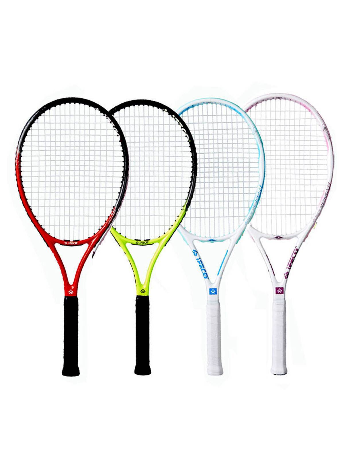 Tennis racket carbon fiber integrated into a single professional male college student female fans female fan junior scholar with line rebound set