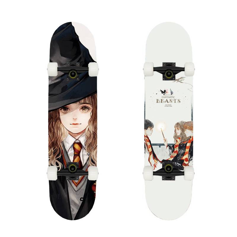 Harry Potter Hao Min Children's Skaters 6-12 years old can play beginners professional boys and girls double-head four-wheel scooter