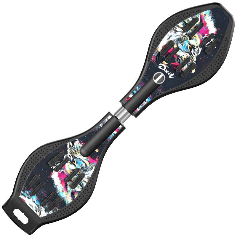 Traveling Dragon Board Snake Board Children's Two or two -wheeled scooter youth adult swing skateboard beginners professional vitality board