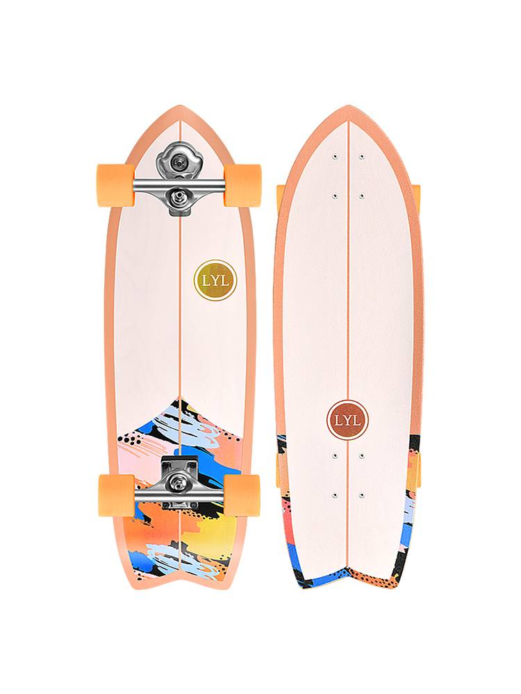Lyl land surfboard professional advanced skateboard S5 beginner adult brush street free kick -free step -footed steps yow