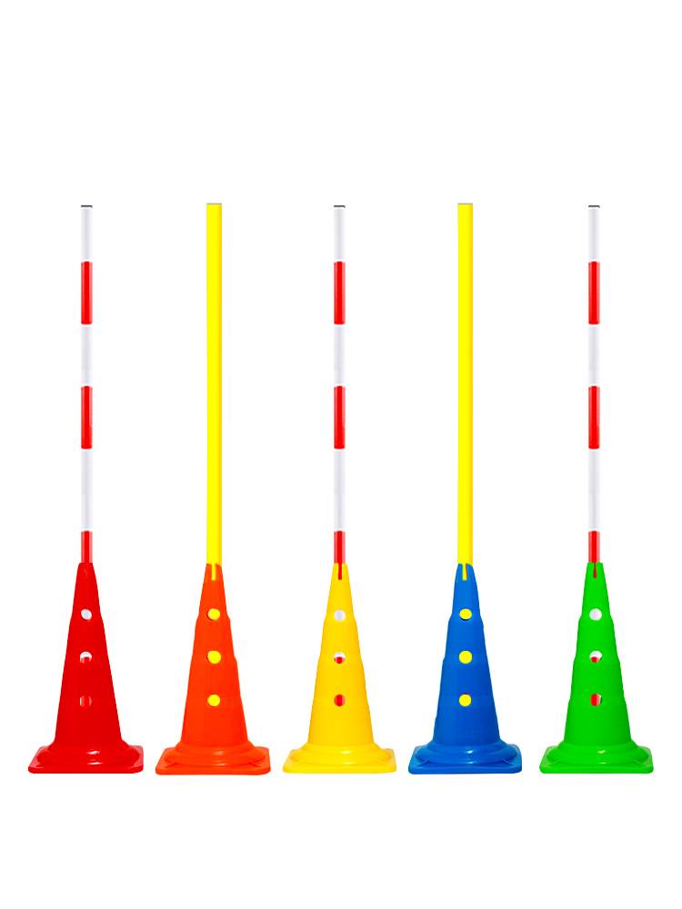 Signing barrel basketball football training rod signal lever middle school entrance examination sports snake -shaped children's kindergarten barrier barrel barrel