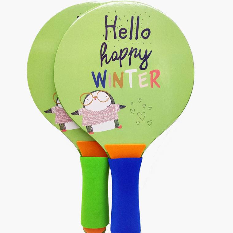 Thicked small animal pattern board panels, badminton rackets, students adult sports fitness board feathers, 12 three hair ball bags