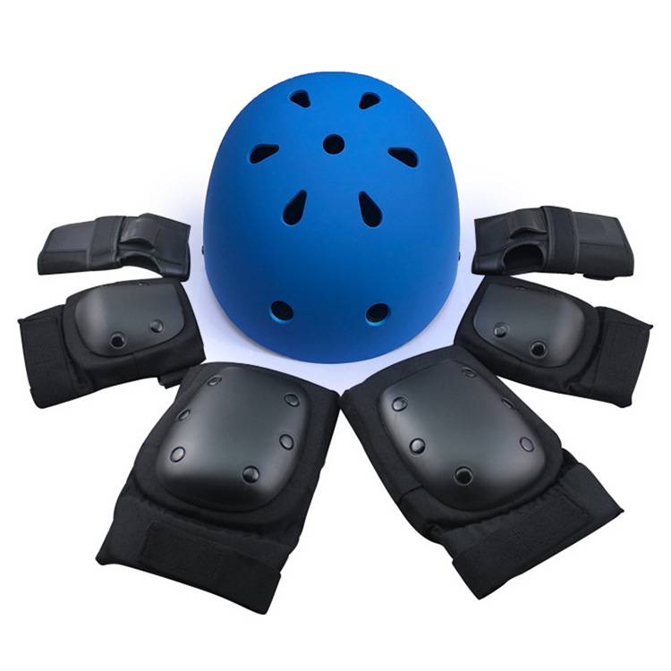 Professional skateboard wheel skate skate sports anti -falling hand -knee helmet set children adults and men and women