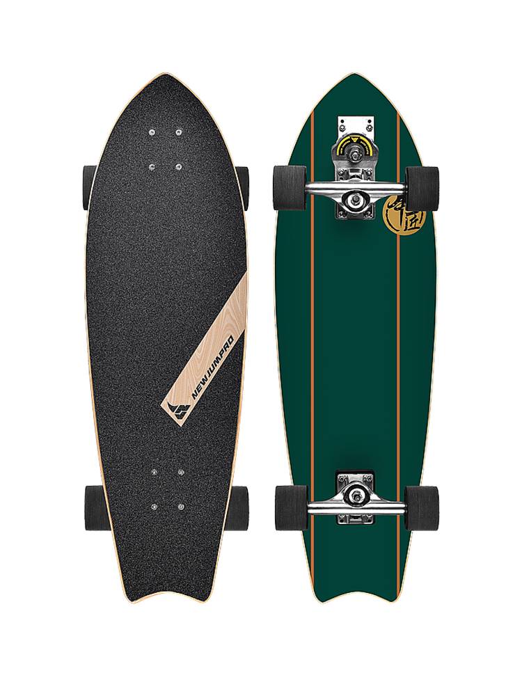 Bullsmith's land surf panel Children's land flush shelter skateboard junior scholar girls girl skiing and surfing exercises exempt from the ground