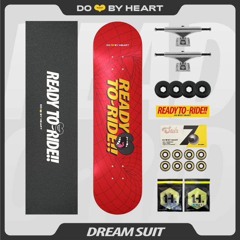 DBH skateboard beginner male and female adult children brushing the streets of mobility double -headed professional board Dream 4.5 dream set