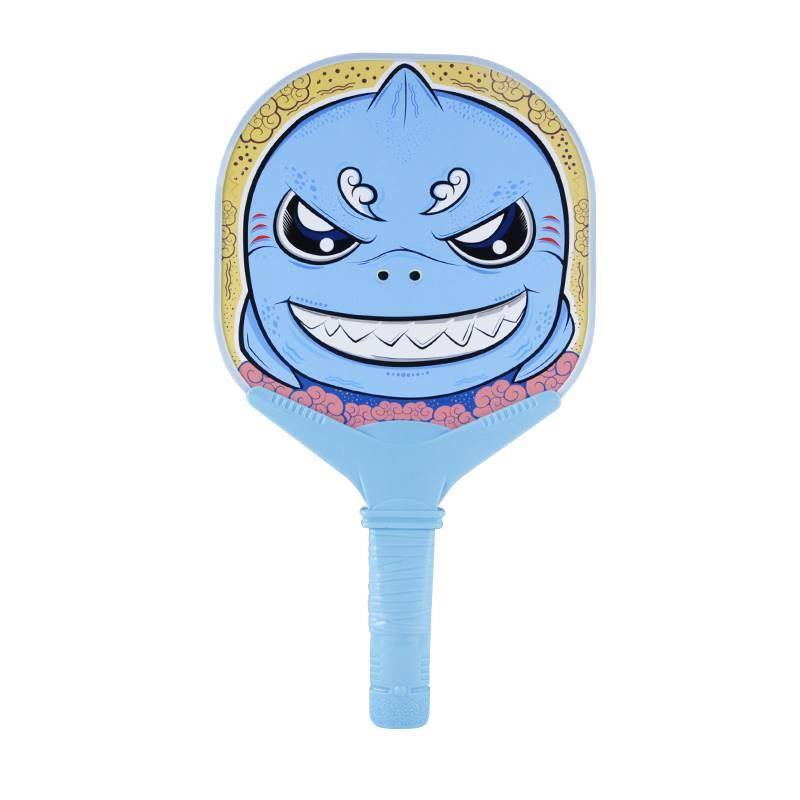 Benba racket children's ping -pong training artifact badminton room wooden board three hair ball outdoor sports set toys
