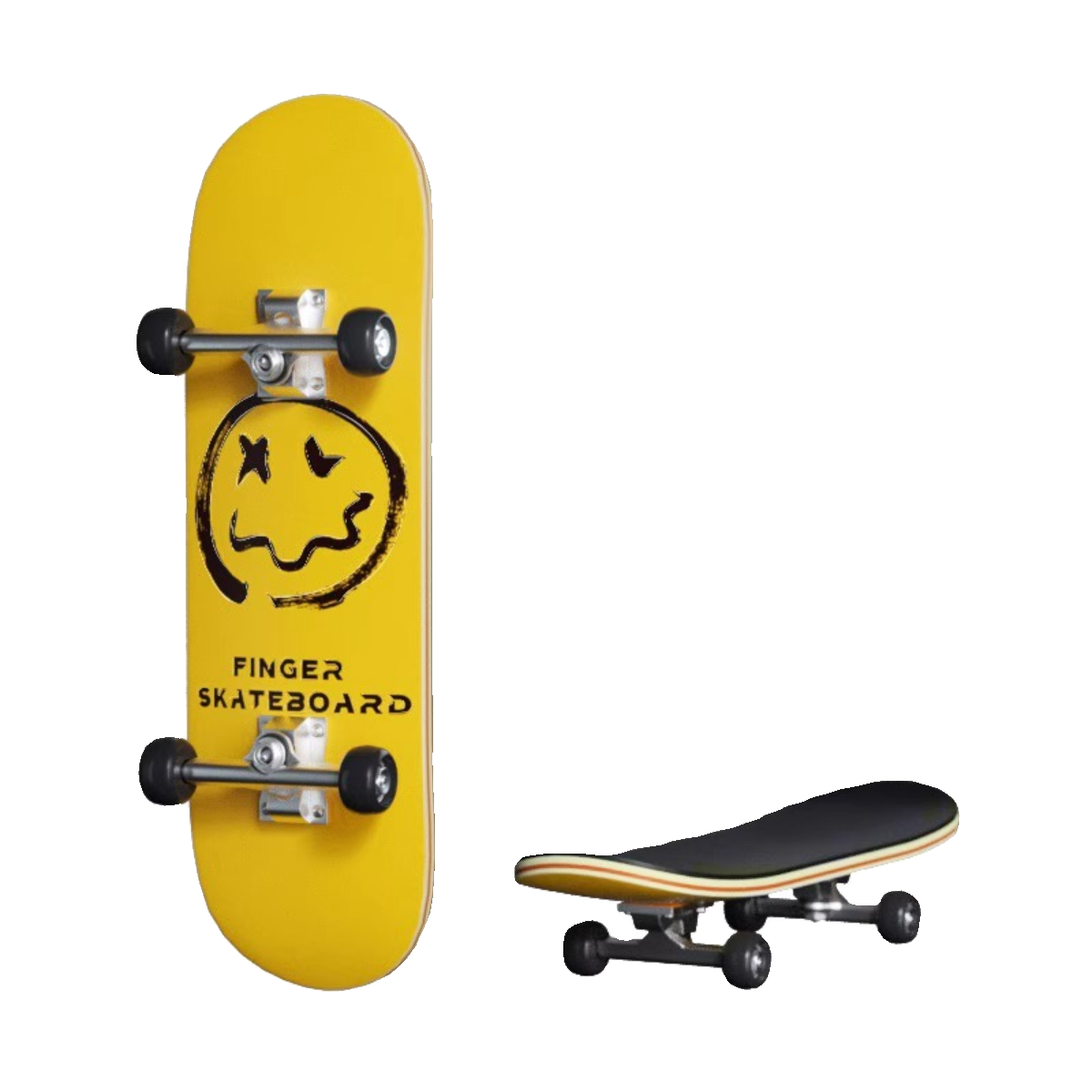 Finger skateboard toy professional -grade maple alloy bearing mini -fingertips double yarn children's creative gift ornaments