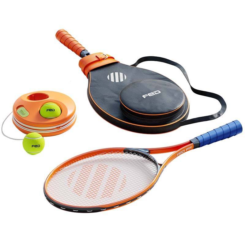 Tennis training device single player back to play tennis racket adult children's training equipment parent -child sports suit