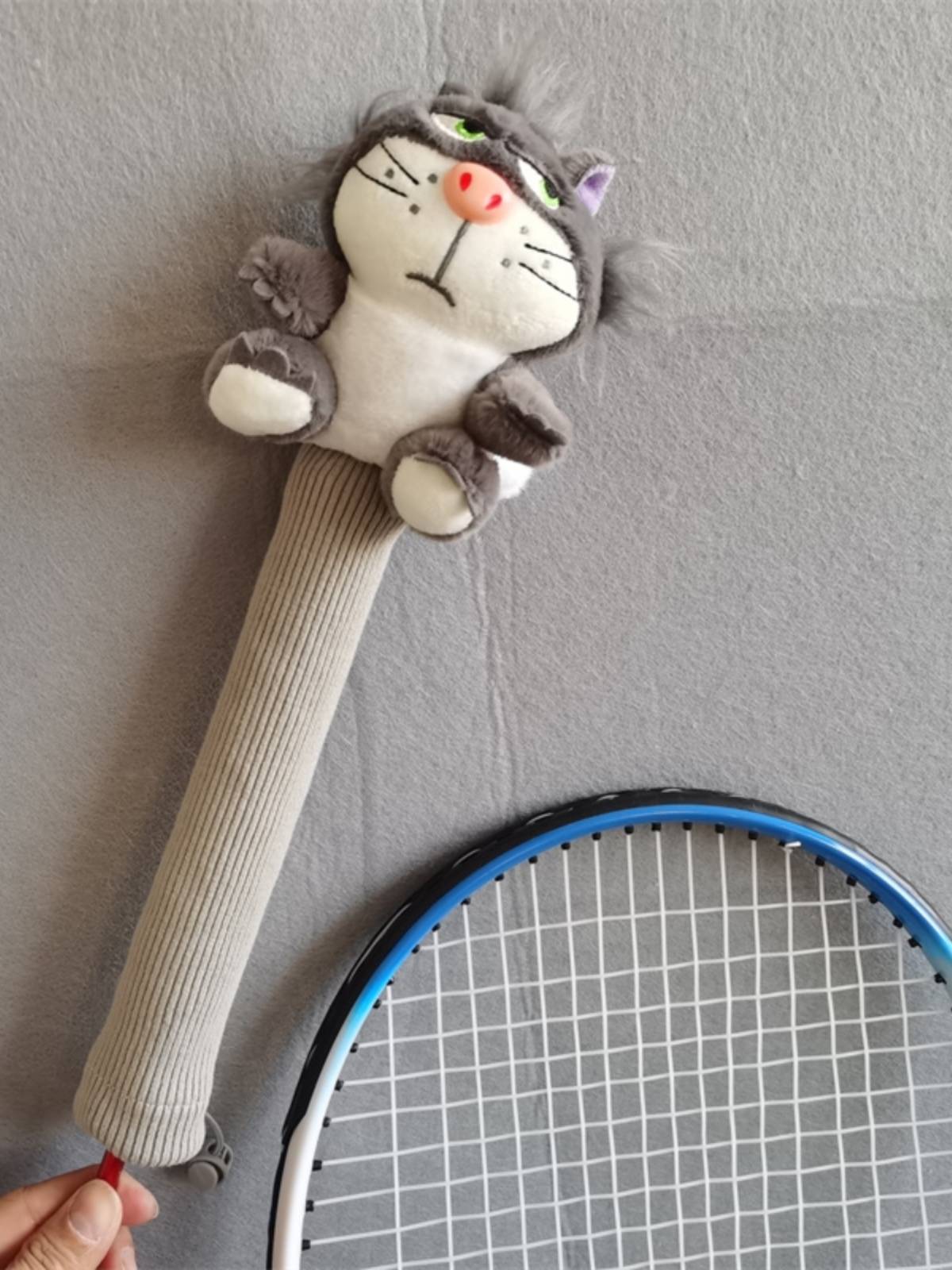 Net red small sheep badminton racket handle sleeve protective sleeve cute tennis racket handicraft handmade products full 2 