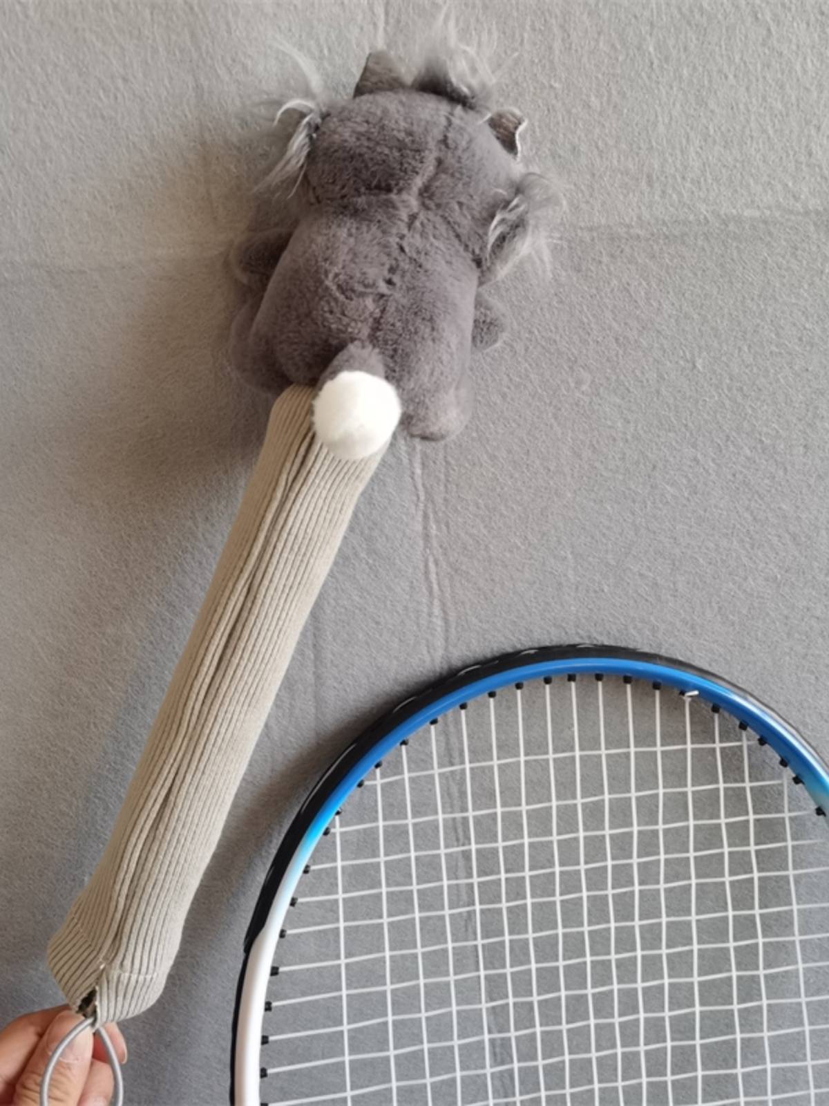 Net red small sheep badminton racket handle sleeve protective sleeve cute tennis racket handicraft handmade products full 2 