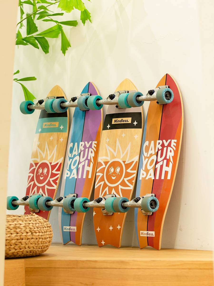 British import Mindless land surfboard PU Bridge Child beginner advanced professional road flush skateboard adult