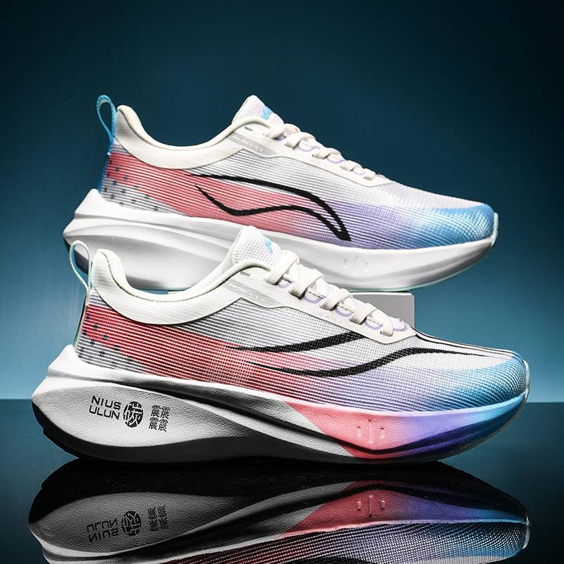 Li Ningfei Electric 3C Dragon Year Limited Carbon Board Running Shoes Men's Junior High School Student Sports Big Sports Professional Racing Running Women's