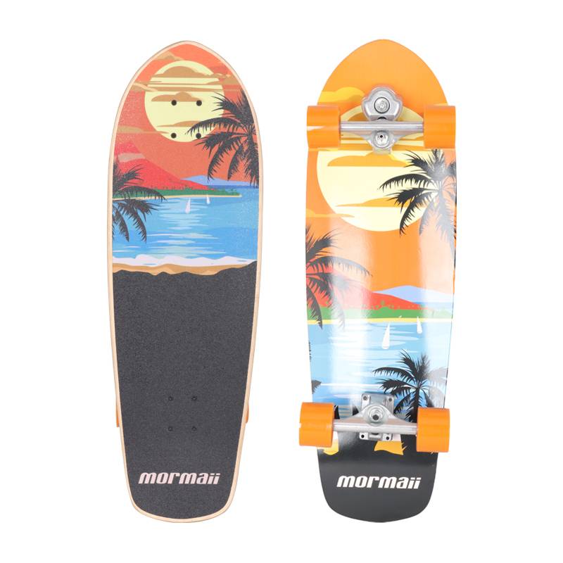 Mormaii land flushing board children's skiing road flush professional skateboard junior scholar Lu Chong board