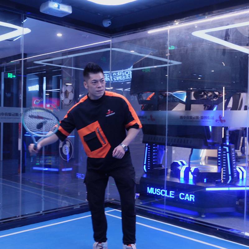 Indoor Playing Tennis Experience Museum Sports Project Sports Simulation Real Interactive Smart Large Entertainment Equipment