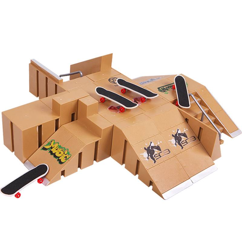 Finger skateboard training venue mini fingertips turn Team props entry toy training scene decompressing artifact