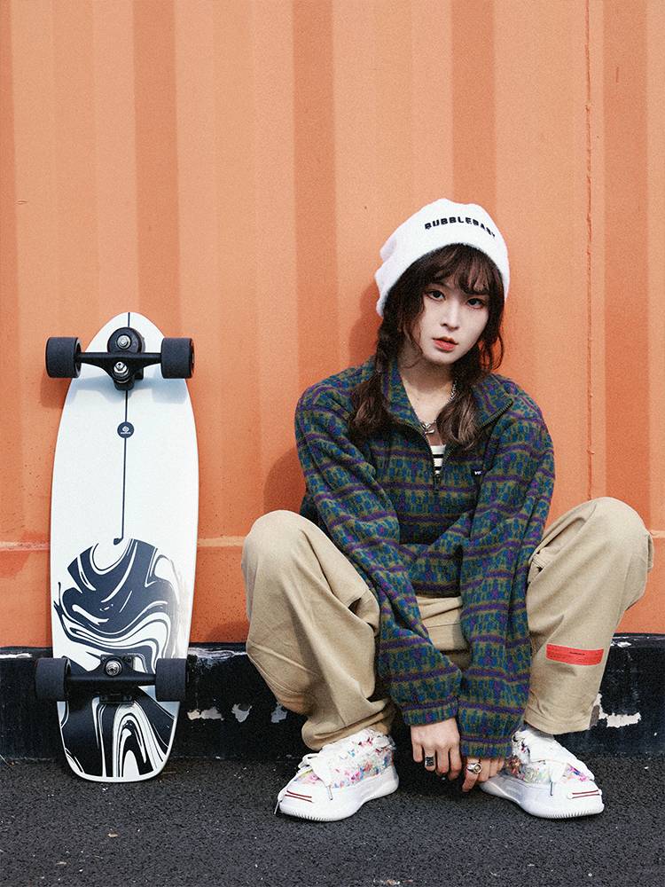 Moonco Land Surfing Men's and female beginners Surfing Skidine Brush Street Muku Professional Adult Children's Road Children's Road