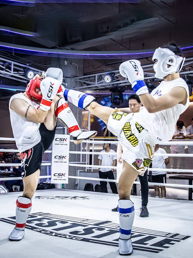 CSK Zhongcheng Wang Boxing Gloves wrist Thicked Width Sand Bags Training Men and Women's Professional Sanda Glmers