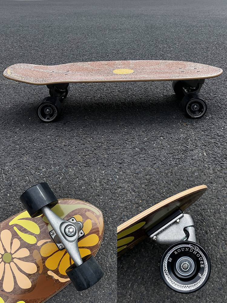 The most expensive board in the United States "bloom" Flower SwIRL Girlfriend Professional Land Platform Road Chong 30 inches