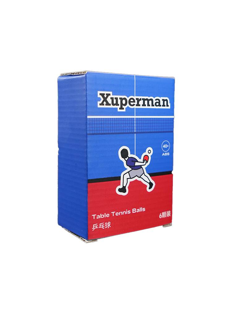 Xuperman Xu Xin Sports My Table Tennis White Playing Ball Training One Belt 6 Packs