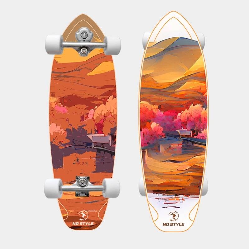 WeWECOCO Lu Chong Board flagship store brand 2024 new long adult professional beginner child children's skateboarding