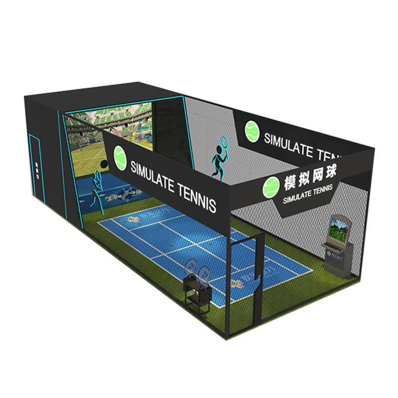 Indoor Tide Play Sports Museum Intelligent Simulation Tennis Sports Exercise Digital Projective Interactive Game strike equipment