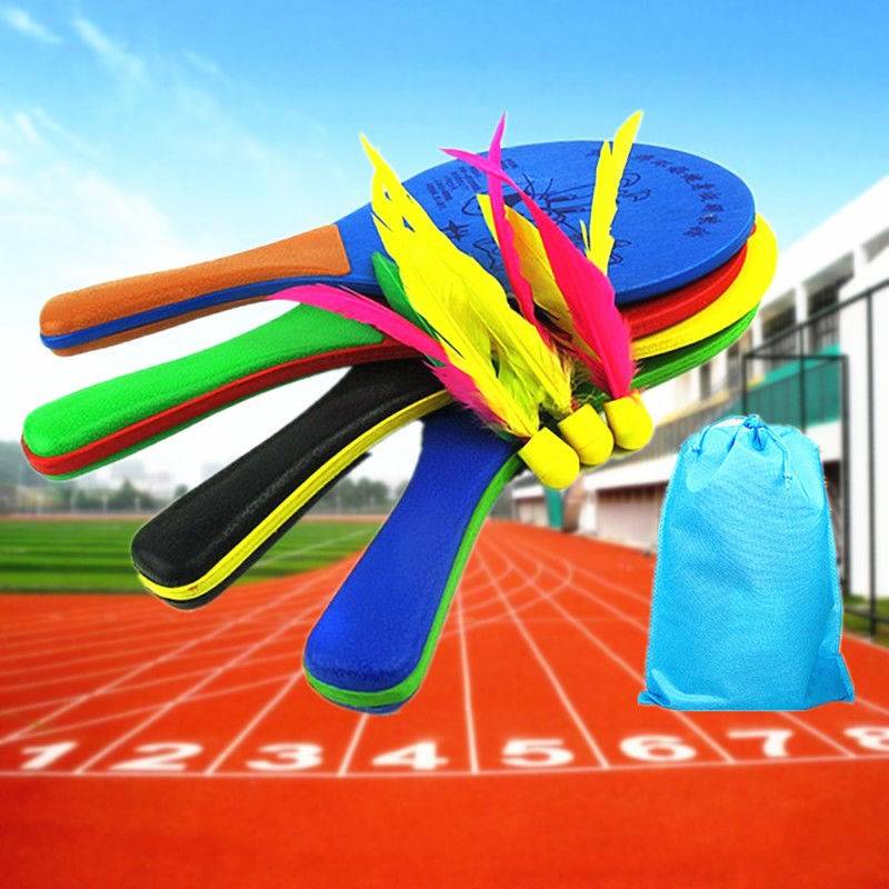 Genuine board badge racket set three -haired ball indoor cricket badminton racket table tennis badminton shot sister -in -law racket racket